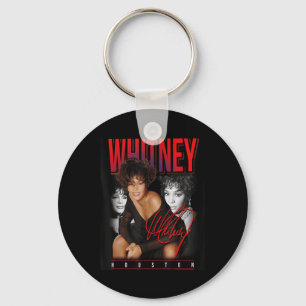 Porte-clés Whitney Houston Retro Photo Collage