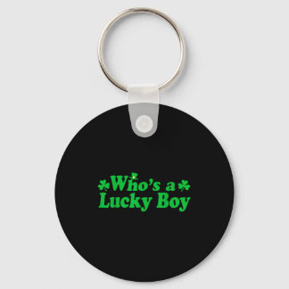 Porte-clés Whos a lucky boy st patricks day shirt 