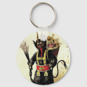 Porte-clés Wicked Krampus Scary Demon Holiday Christmas Xmas