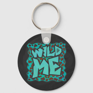 Porte-clés Wild me Dalmatien Conception Brown et Turquoise