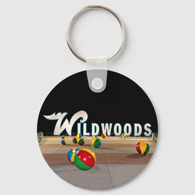 Porte-clés Wildwoods Connexion Wildwood New Jersey (Recto)
