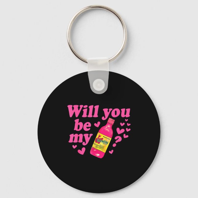 Porte-clés Will You Be My Valentina Salsa Meme Mexican Valent (Recto)