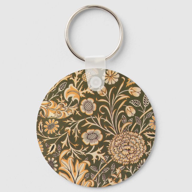 Porte-clés William Morris Cherwell Motif de fond d'écran (Recto)