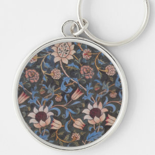 Porte-clés William Morris Evenlode Textile Floral Art