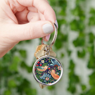 Porte-clés William Morris Strawberry Thief Keychain