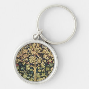 Porte-clés William Morris Tree of Life Floral Vintage