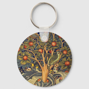 Porte-clés William Morris Woodpecker Pré-Raphaelite