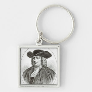 Porte-clés William Penn a gravé par le bois Whymper de Josiah