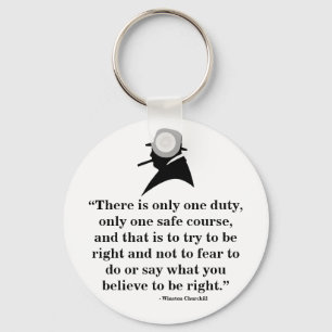 Porte-clés Winston Churchill Keyring - Citation 8