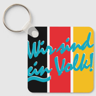 PORTE-CLÉS WIR SIND EIN VOLK !