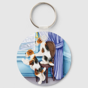 Porte-clés Wire Fox Terrier Parlor Pals