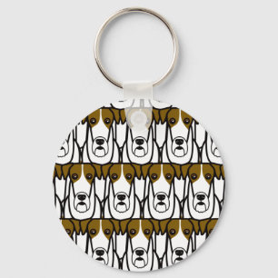 Porte-clés Wire Fox Terriers