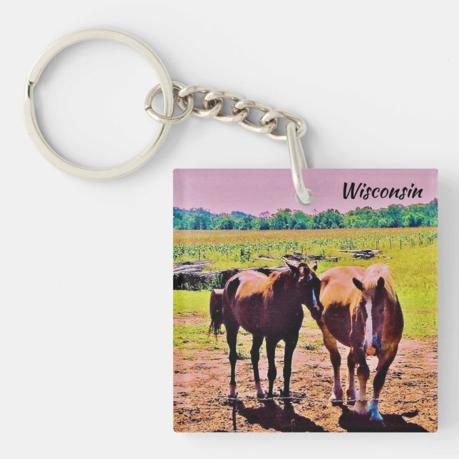 Porte-clés Wisconsin (Devant)