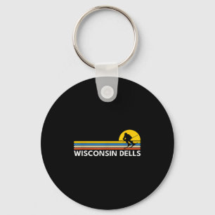 Porte-clés Wisconsin Dells Souvenirs Rétro Vintage Ski