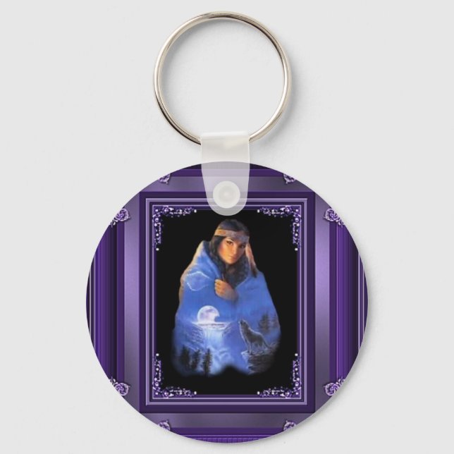 Porte-clés Wolf Indian Maiden Porte - clé (Recto)
