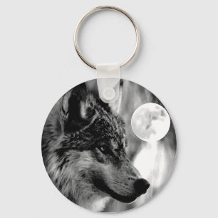Porte-clés Wolf & Moon