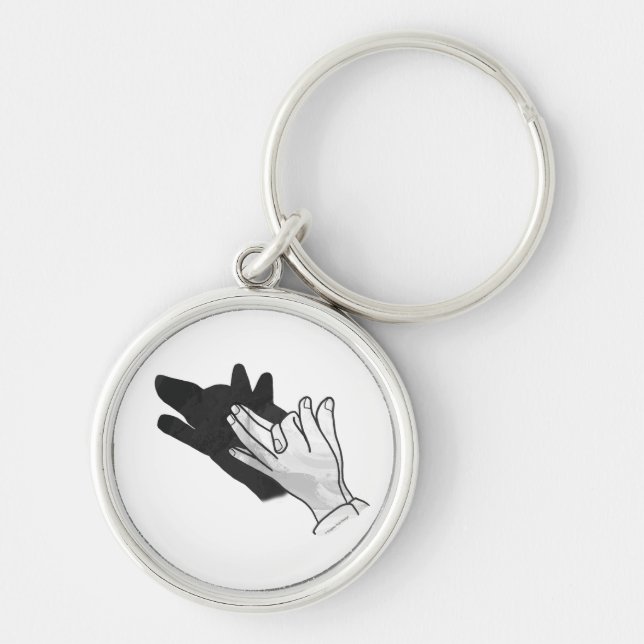 Porte-clés Wolf Silhouette (Devant)