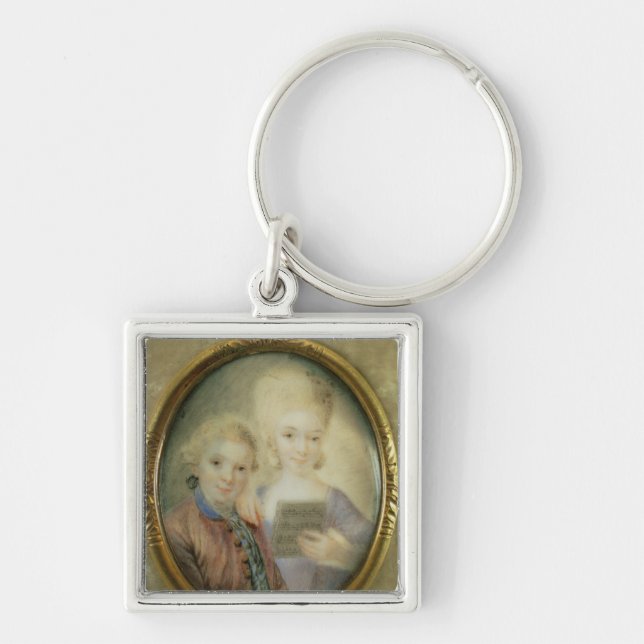 Porte-clés Wolfgang Amadeus Mozart et sa soeur (Devant)