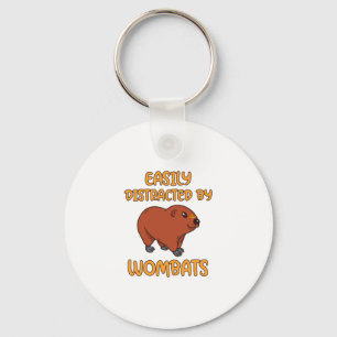 Porte-clés Wombats facilement distraits