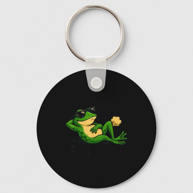 Porte-clés women I Farting Frog Just Sometimes (Recto)