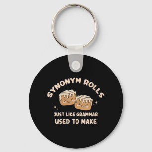Porte-clés Womens Synonym Rolls Blague Cinnamon Rolls Grammai