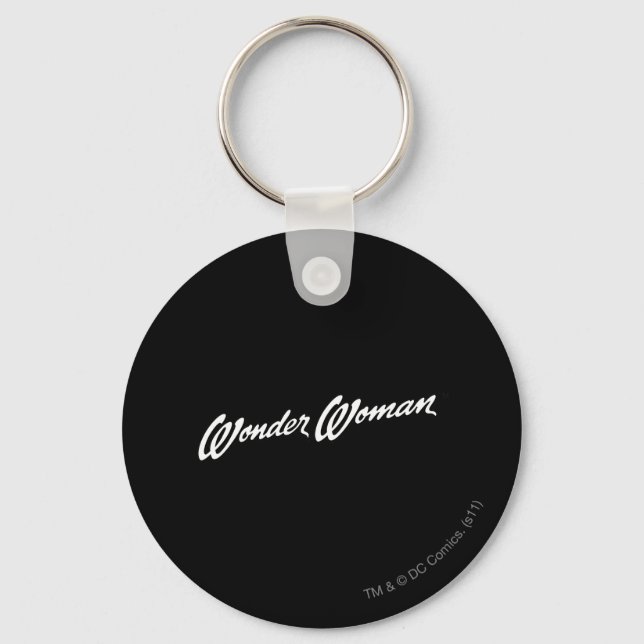 Porte-clés Wonder Woman B&W Logo 1 (Recto)