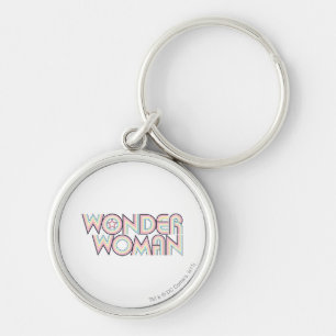 Porte-clés Wonder Woman Rainbow Logo