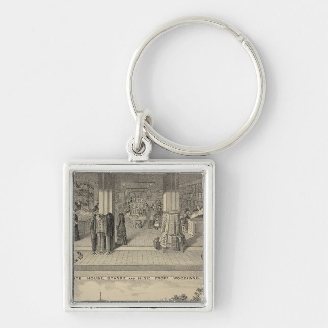 Porte-clés Woodland store, collège (Devant)