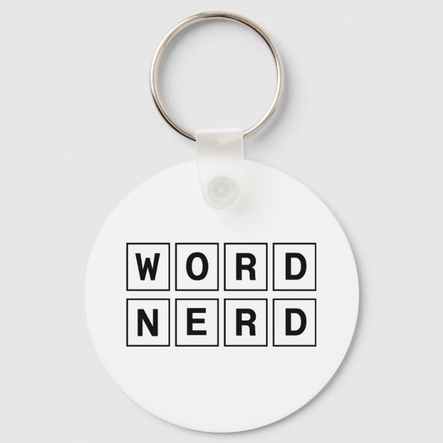 Porte-clés Word Nerd (Recto)