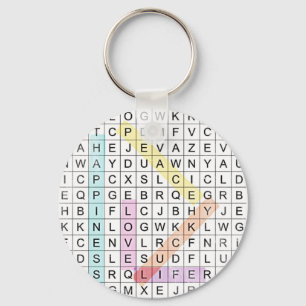 Porte-clés Word Search