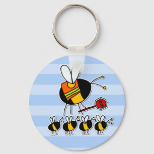 Porte-clés worker bee - crossing guard