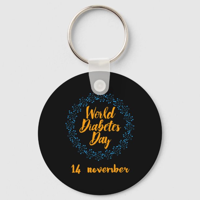 Porte-clés World Diabetes Day  (Recto)