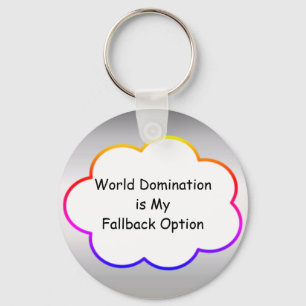 Porte-clés World Domination Keychain