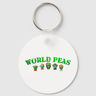 Porte-clés World Peas