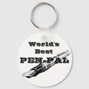 Porte-clés Worlds Best Pen Pal Key Chain