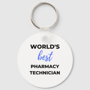 Porte-clés World's Best Pharmacy Technician 2