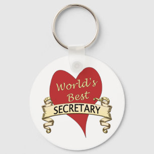Porte-clés World's Best Secretary
