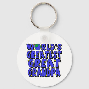 Porte-clés World's Greatest Great Grandpa