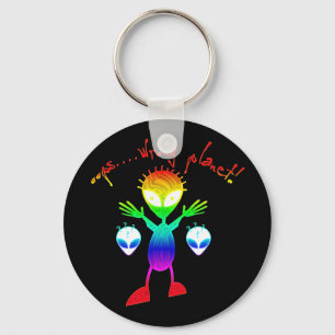 Porte-clés Wrong Planet Alien Keychain