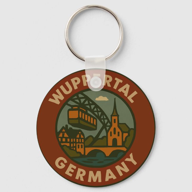Porte-clés Wuppertal Germany City Art (Recto)