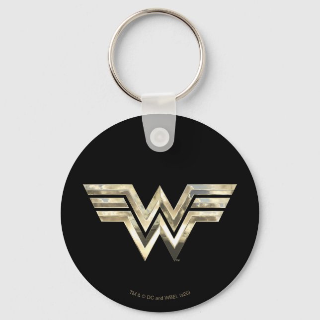 Porte-clés WW84 | Logo de Golden Wonder Woman (Recto)