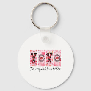 Porte-clés Xoxo Les Lettres d'Amour Originales Valen Retro Ch