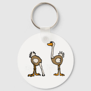 Porte-clés XX- Ostriches in Sand