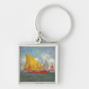 Porte-clés Yachts dans une baie