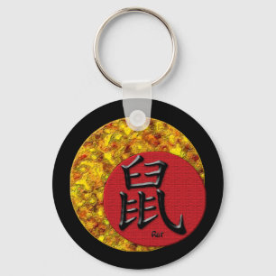 Porte-clés Year of the Rat : Red and Gold