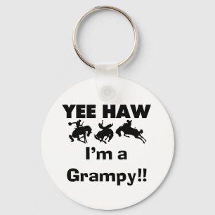 Porte-clés Yee Haw Je suis un T-shirts Grampy et des cadeaux