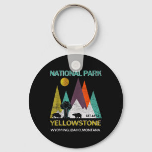 Porte-clés Yellowstone Wyoming Parc National Usa Camping Rand