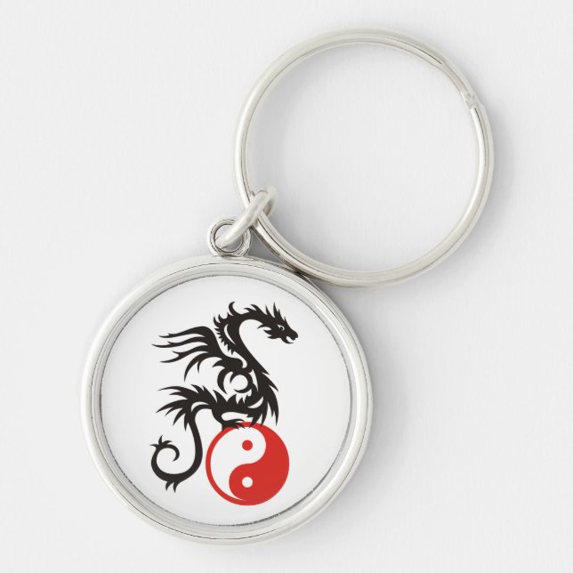 Porte-clés Yin et Yang Dragon (Devant)