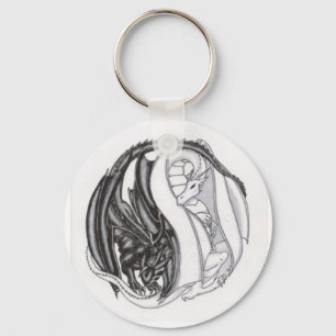 Porte-clés Yin/porte - clé dragons de Yang