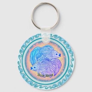 Porte-clés Yin Yang